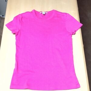 Get it before it’s gone!! Great Price! Banana Republic bubble gum pink t-shirt